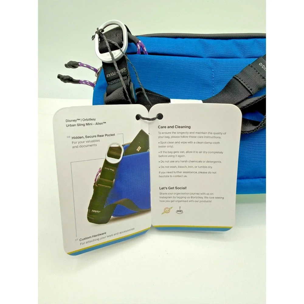 Disney Aliens Orbitkey Mini Sling 2L New with Tags